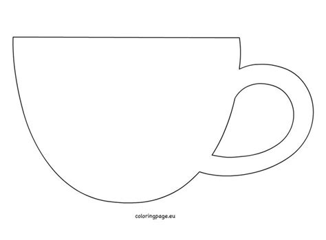 Coffee cup template | Tea crafts, Templates printable free, Templates