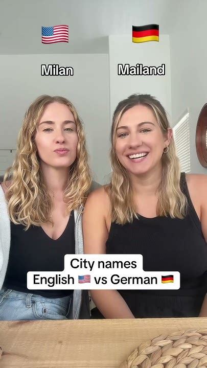 city names 🇺🇸 vs 🇩🇪 #learninggerman #germancity #germanvocabulary # ...