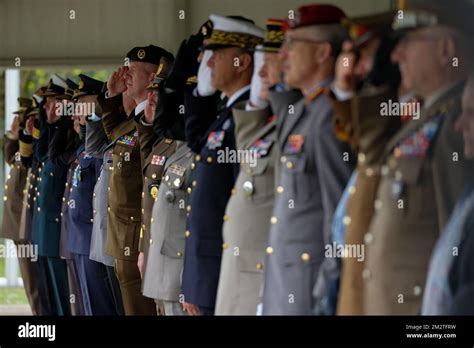 Illustration picture shows a ceremony to appoint the new Supreme Allied ...