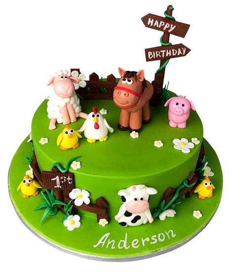 Farm Animal Cake