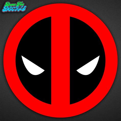 Deadpool Logo Sticker | Etsy