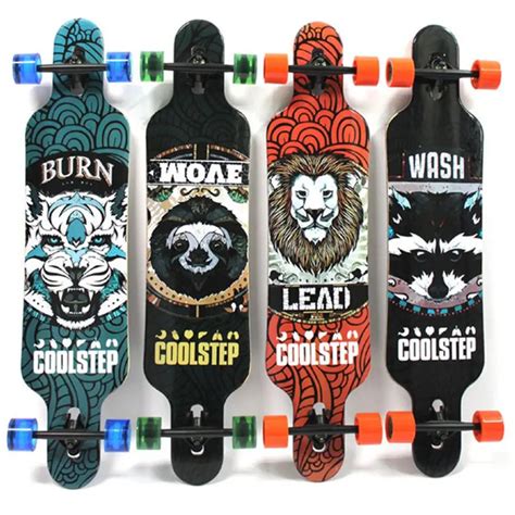 Professional Downhill Longboard Deck 107CM Slides Longboard FR Freestyle Road Brush Street ...