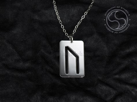 Uruz Rune Symbol Necklace