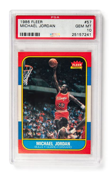 1986/87 Fleer #57 Michael Jordan Rookie Card | PSA/DNA GEM MT 10 | The Games | 2021 | Sotheby's