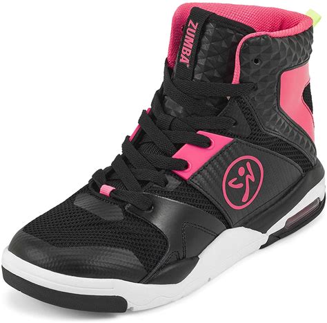 Zumba Air Classic Athletic High Top Shoes Dance Fitness, Black 0, Size 6.5 l87d | eBay