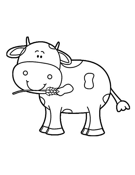 Baby Cow Coloring Pages at GetColorings.com | Free printable colorings pages to print and color