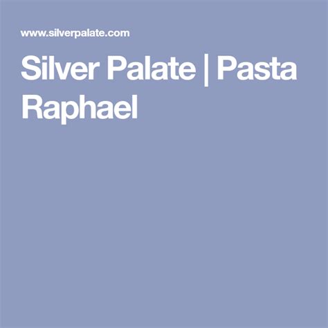 Silver Palate | Pasta Raphael Silver Palate, Raphael, Pasta, Dinner, Cooking, Recipes, Dining ...