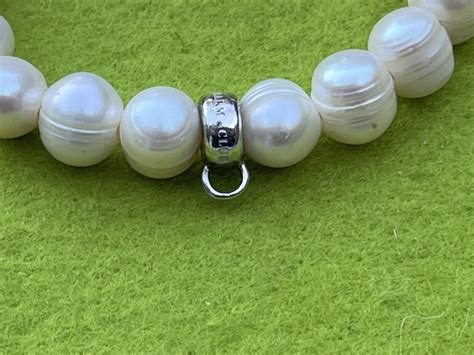 Thomas Sabo Drawstring Pearl Charm Carrier Bracelet | eBay
