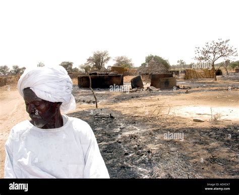 Village is attacked and destroyed by Janjaweed Arab militia Stock Photo - Alamy