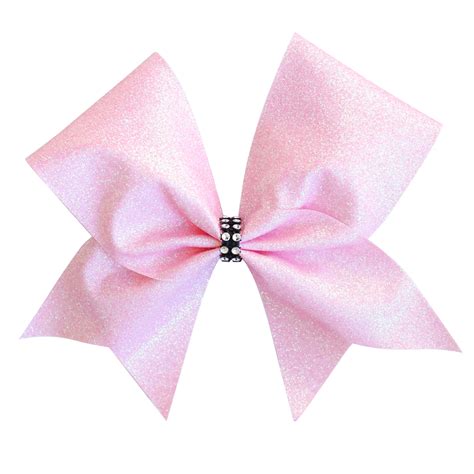 Pastel Pink Glitter Cheer Bow | Australia | Bows By Madi – Bows by Madi