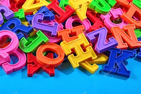 Colorful plastic alphabet letters — Stock Photo © Sveta615 #90473304