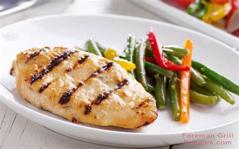 Healthy Grilled Chicken Breast - Foreman Grill Recipes