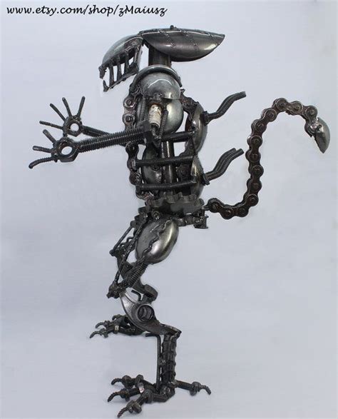 Handmade scrap metal alien 11.8 tall | Etsy | Impresionismo, Hierro