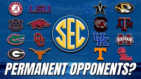 Possible permanent SEC opponents - YouTube