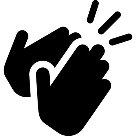 Free Icon | Clapping hands