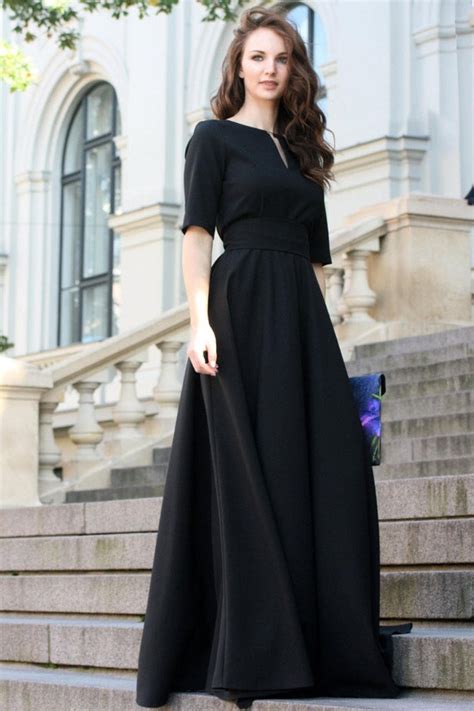 Buy Black Party Dress Black Dress Women Maxi Dress Floor Length Online ...