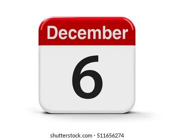 Calendar Web Button Sixth December Saint Stock Illustration 511656274 | Shutterstock