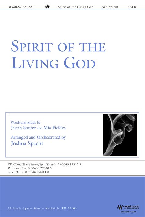 Spirit of the Living God