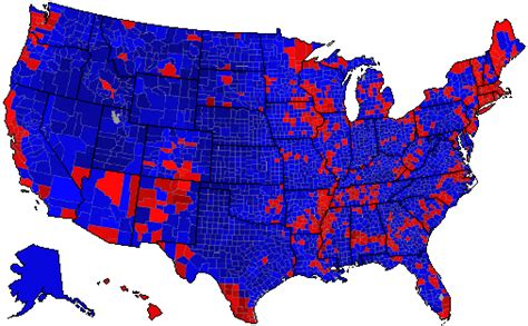 2000 Presidential Election - Election Results by County