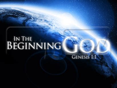 SermonView - In the Beginning God