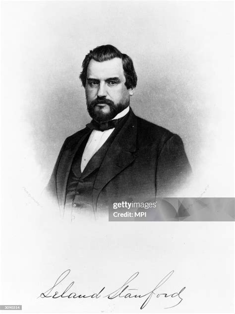 Leland Stanford , after running the Central Pacific Railroad, he ...