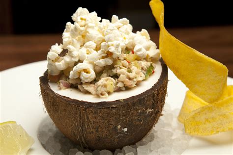 Conch Ceviche...a chef's favorite! Coconut, key lime, and corn two ways | Food, Ceviche, Key lime