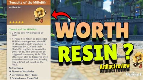 Tenacity Of the Millelith might NOT be WORTH your RESIN! - new Artifact Review [Genshin Impact ...