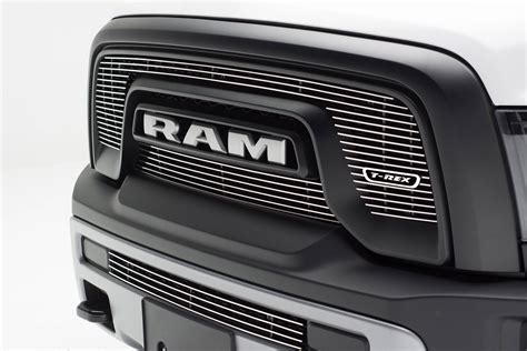 2015-2018 Ram 1500 Rebel Laser Billet Grille, Polished, 2 Pc, Overlay ...