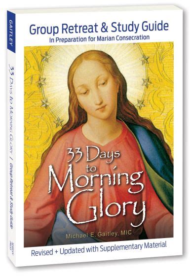 //Sold out// 3DRC3 - 33 Days To Morning Glory- Group Retreat & Study Guide (Marian Press ...