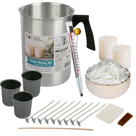 Urban Crafter Soy Wax Candle Making Kit 19pieces