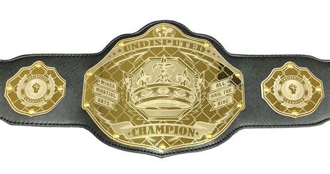 MMA Championship Belt - Custom Text – Undisputed Belts