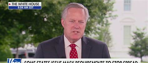 Mark Meadows Joins Trump In Saying He Doesn’t Support National Mask Mandate | The Daily Caller