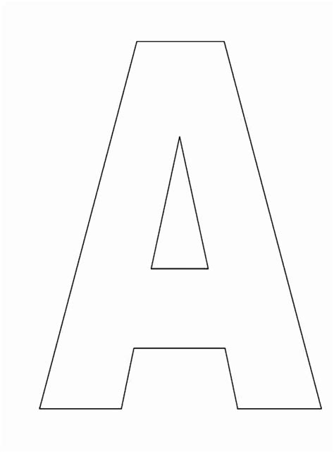 Letter A Printable Beautiful A Letter Cliparts | Alfabe harfleri ...