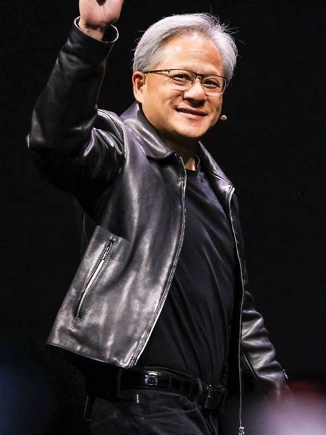 Nvidia Jensen Huang leather jacket - Jacket Hub