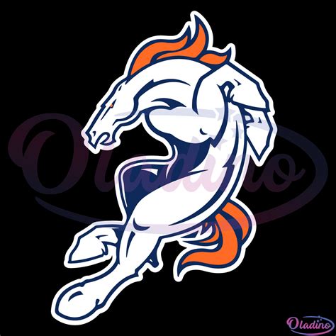 Denver Broncos Horse Logo Digital File SVG, Denver Broncos Svg - Oladino