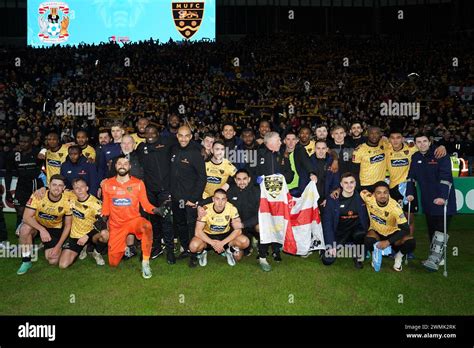 Maidstone United players and staff after the Emirates FA Cup fifth ...