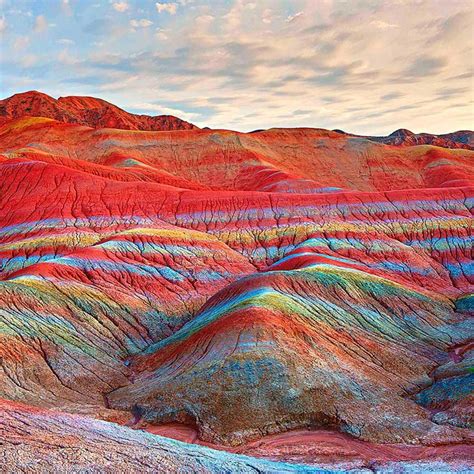 Zhangye National Geopark, China | Zhangye, Rainbow mountains china ...