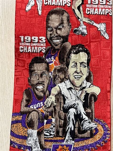 Vintage Vintage 1993 Phoenix Suns NBA Finals Caricature Tie | Grailed