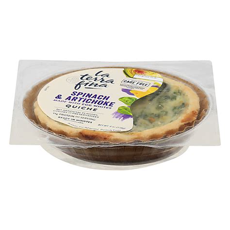 La Terra Fina Quiche, Spinach & Artichoke 6 Oz | Buehler's