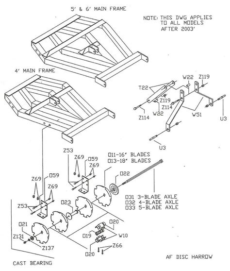 HOWSE Disc Harrow Parts