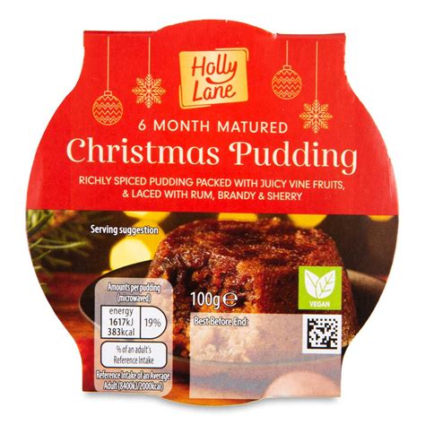 6 Month Matured Christmas Pudding 100g Holly Lane | ALDI.IE