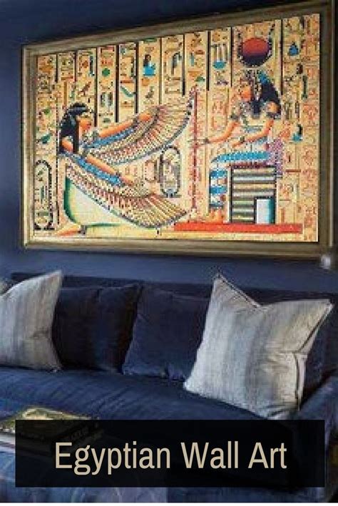 Mysterious, Creative and Powerful Egyptian Wall Decor | Egyptian wall ...