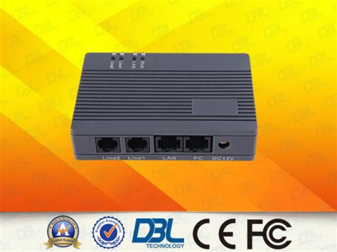 2 Fxs Port Voip Sip Gateway Http For Call Hold , Support Dhcp / Pptp Vpn, High Quality 2 Fxs ...