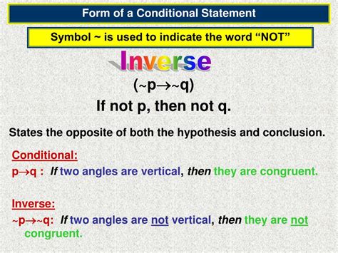 PPT - Objectives: Write the inverse and contrapositive of conditional ...