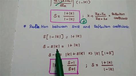 Standing Wave Ratio - VSWR - Relation between SWR and Reflection ...