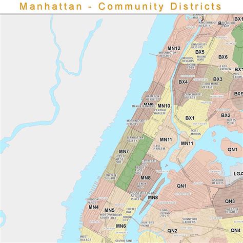 District Map Of Manhattan - Alissa Madalena