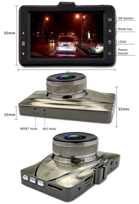 Novatek 96655 Car Dash Camera Full HD 1920x1080P 30Fps Car Dvr Camera ...