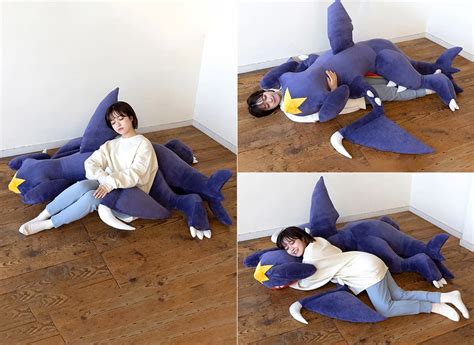 Life-Sized Pokemon Garchomp Plush Might be the Perfect Napping ...