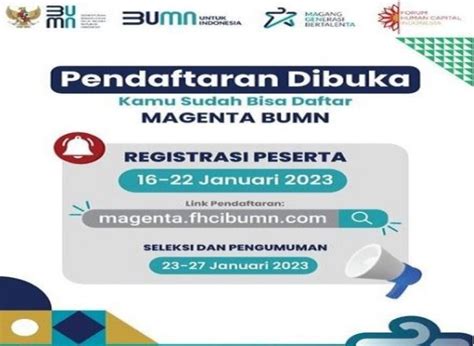 Program Magenta BUMN 2023 : Jadwal, Syarat dan Cara Daftar