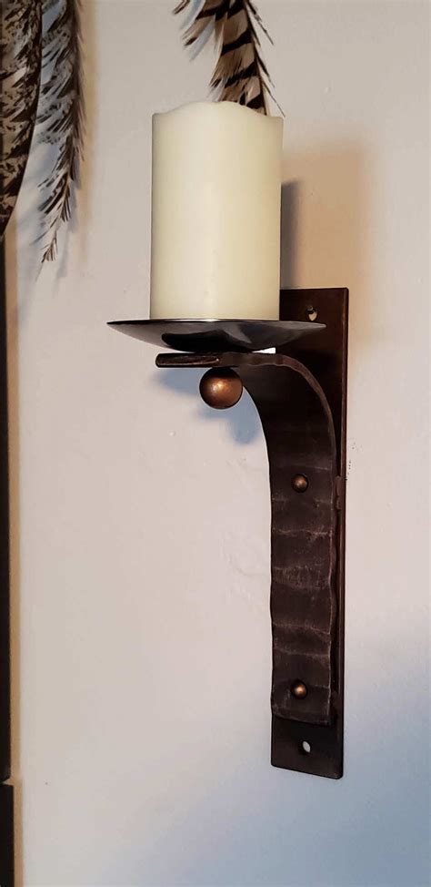 Stunning Wrought Iron Wall Candle Sconce-Handcrafted, Unique & Exceptional | Shoreline ...